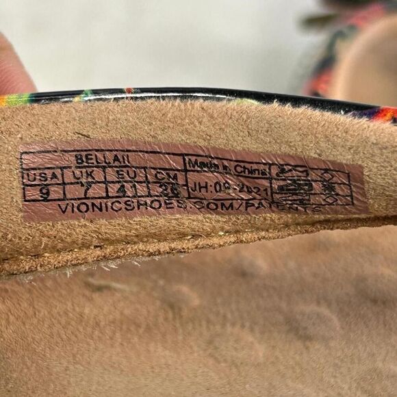 Vionic Bella II Womens Thong Sandals US 9 Tropical Flip Flop Comfort Flats Shoes - Picture 9 of 10